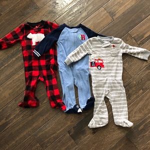 Six Carter’s Sleep & Plays - Size 9M